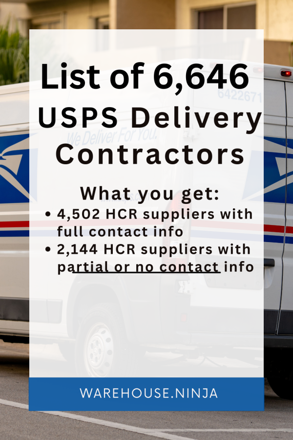 USPS HCR Suppliers Contact List Product Image